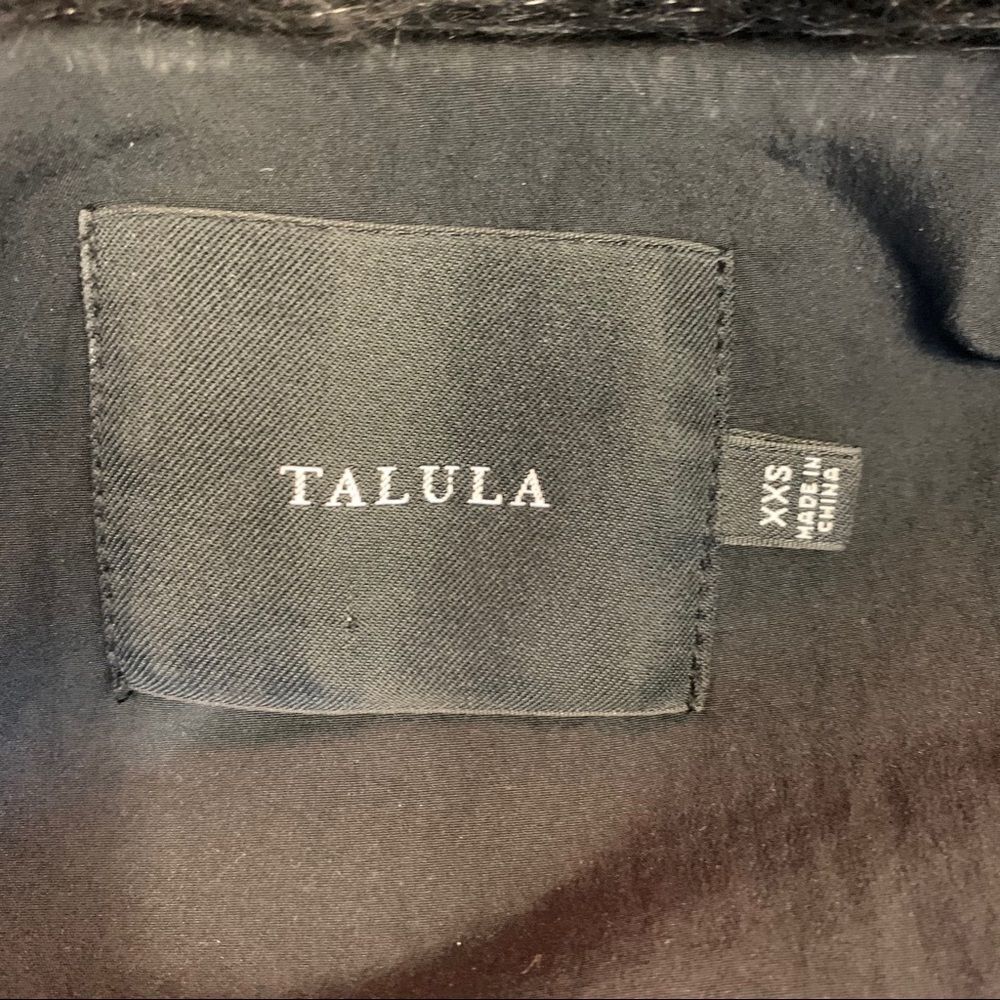 ARITZIA Talula fur vest black brown cream colours size XXS - Picture 9 of 13